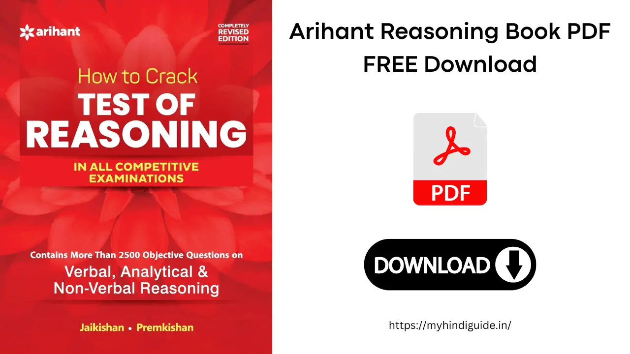 Arihant Reasoning Book PDF FREE Download